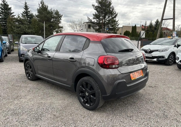 Citroen C3 cena 47900 przebieg: 87000, rok produkcji 2019 z Częstochowa małe 466